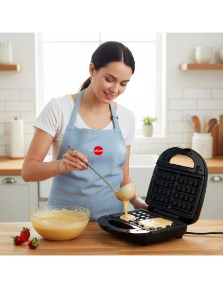 Eldom Opiekacz Wielofunkcyjny 5 In 1 St250 850W Wymienne Płyty: Sandwich, Grill, Gofry, Orzeszki, Mini Pączki