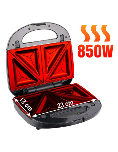 Eldom Opiekacz Wielofunkcyjny 5 In 1 St250 850W Wymienne Płyty: Sandwich, Grill, Gofry, Orzeszki, Mini Pączki