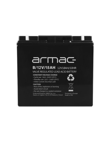 Akumulator Do Ups 12V/18Ah Uniwer. Armac B/12V/18Ah