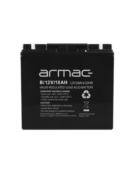 Akumulator Do Ups 12V/18Ah Uniwer. Armac B/12V/18Ah