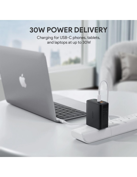 Aukey Pa-D2 Ładowarka Sieciowa 36W 2Xusb-C Pd