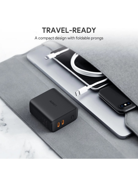 Aukey Pa-D2 Ładowarka Sieciowa 36W 2Xusb-C Pd