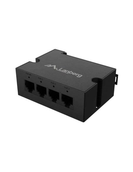 Lanberg Switch Poe Extender 1Xin 3Xout 100Mb Fast Ethernet Din Rail 30W
