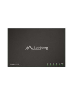 Lanberg Switch Dsm1-1005 5X1Gb/S Niezarządzalny Gigabit Ethernet Desktop 12V (Obudowa Metalowa) 2