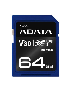 Adata Premier Pro Sdxc 64 Gb Class 10 Uhs-I/U3 V30