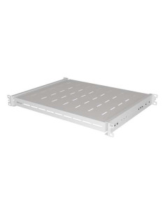 Lanberg Wysuwana Półka Do Szaf Rack 19" 350Mm Szara (1U/445X350Mm Udźwig Do 35Kg, Montaż 4Punktowy)