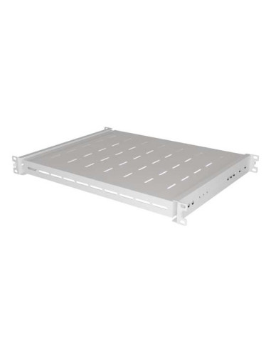 Lanberg Wysuwana Półka Do Szaf Rack 19" 350Mm Szara (1U/445X350Mm Udźwig Do 35Kg, Montaż 4Punktowy)