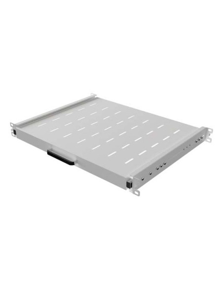 Lanberg Wysuwana Półka Do Szaf Rack 19" 350Mm Szara (1U/445X350Mm Udźwig Do 35Kg, Montaż 4Punktowy)