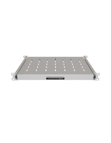 Lanberg Wysuwana Półka Do Szaf Rack 19" 350Mm Szara (1U/445X350Mm Udźwig Do 35Kg, Montaż 4Punktowy)