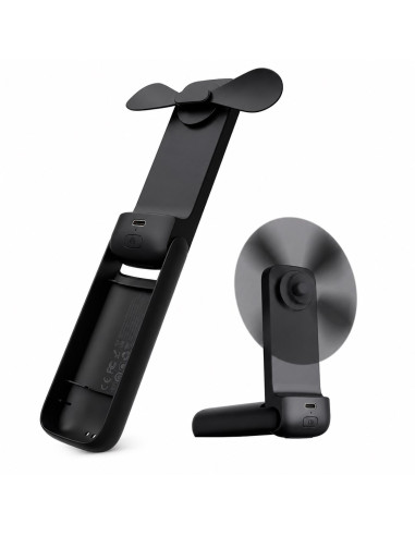 Aecooly Pocket 01 Składany Wentylator Ręczny, Czarny