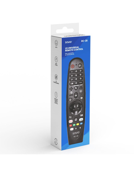 Savio Pilot Uniwersalny/Zamiennik Do Tv Lg - Smart Tv Rc-28