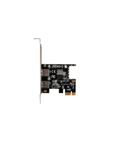 Lanberg Karta Pci-E X1 -  2X Usb-A 3.1 Gen1 Śledź Low Profile Pce-Us3-002