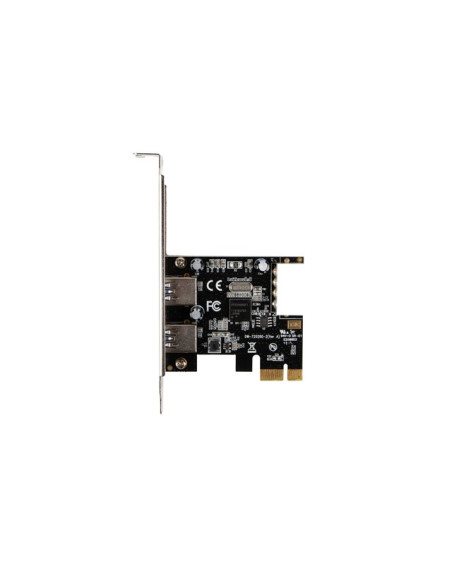 Lanberg Karta Pci-E X1 -  2X Usb-A 3.1 Gen1 Śledź Low Profile Pce-Us3-002