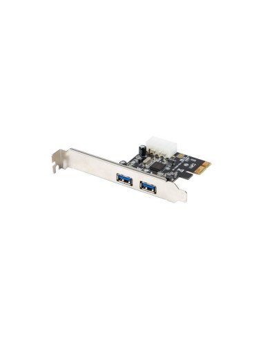 Lanberg Karta Pci-E X1 -  2X Usb-A 3.1 Gen1 Śledź Low Profile Pce-Us3-002