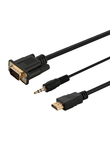 Savio Kable/Adapter Hdmi-Vga Cl-198