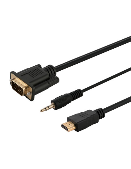 Savio Kable/Adapter Hdmi-Vga Cl-198
