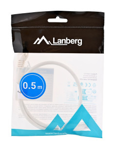 Patchcord U/Utp Lanberg Pcu6-10Cc-0050-W (Rj45 - Rj45   0,50M  Utp  Kat. 6  Kolor Biały) 2