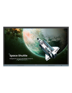 Benq Re6504 Interaktywny Płaski Panel 165,1 Cm (65") 450 Cd/M2 4K Ultra Hd Czarny, Szary Ekran Dotykowy Procesor Wbudowany Andro