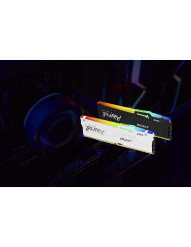 Kingston Ddr5 128Gb 5600Mt/S Cl36 Dimm Kitx2 Fury Beast Rgb