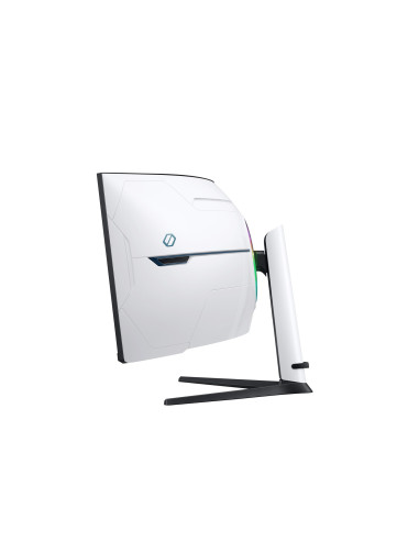Samsung G95Nc Monitor Komputerowy 144,8 Cm (57") 7680 X 2160 Px Dual Uhd Qled Biały