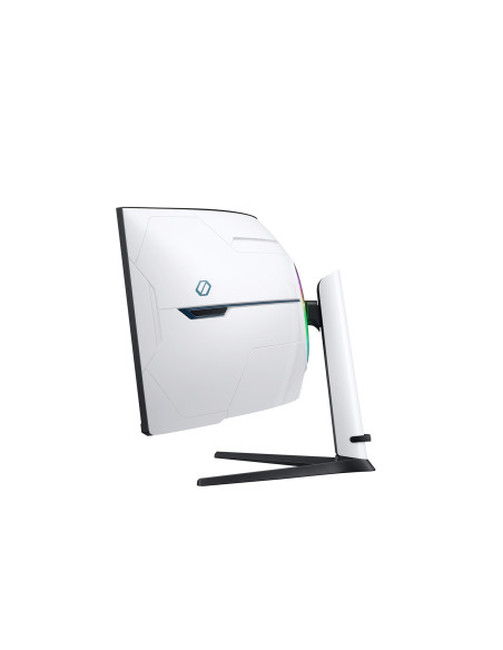 Samsung G95Nc Monitor Komputerowy 144,8 Cm (57") 7680 X 2160 Px Dual Uhd Qled Biały
