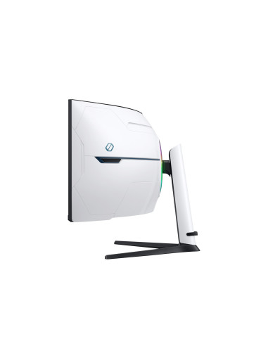 Samsung G95Nc Monitor Komputerowy 144,8 Cm (57") 7680 X 2160 Px Dual Uhd Qled Biały