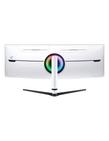 Samsung G95Nc Monitor Komputerowy 144,8 Cm (57") 7680 X 2160 Px Dual Uhd Qled Biały