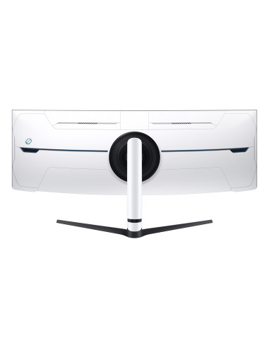 Samsung G95Nc Monitor Komputerowy 144,8 Cm (57") 7680 X 2160 Px Dual Uhd Qled Biały