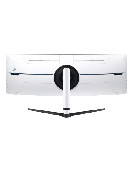 Samsung G95Nc Monitor Komputerowy 144,8 Cm (57") 7680 X 2160 Px Dual Uhd Qled Biały
