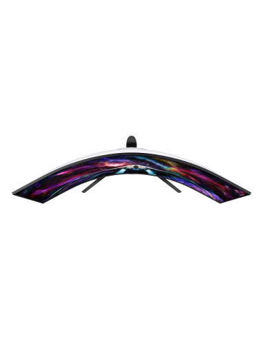 Samsung G95Nc Monitor Komputerowy 144,8 Cm (57") 7680 X 2160 Px Dual Uhd Qled Biały