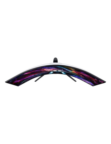 Samsung G95Nc Monitor Komputerowy 144,8 Cm (57") 7680 X 2160 Px Dual Uhd Qled Biały