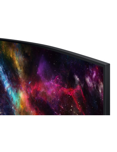Samsung G95Nc Monitor Komputerowy 144,8 Cm (57") 7680 X 2160 Px Dual Uhd Qled Biały