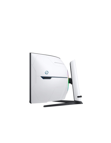 Samsung G95Nc Monitor Komputerowy 144,8 Cm (57") 7680 X 2160 Px Dual Uhd Qled Biały