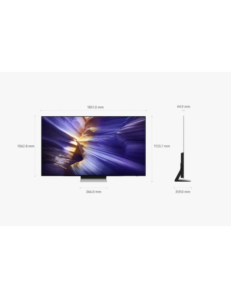 Samsung Qe77S90Fae 195,6 Cm (77") 4K Ultra Hd Smart Tv Wi-Fi Czarny