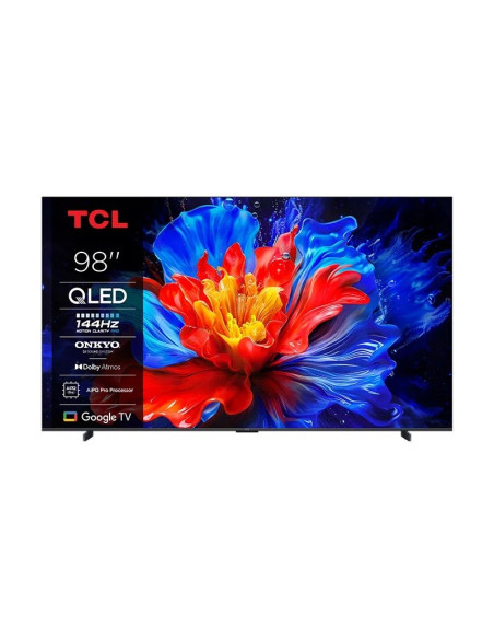 Telewizor Tcl 98P8K Neo Qled 98" 4K Ultra Hd 144Hz Google Tv Dolby Atmos Metaliczny