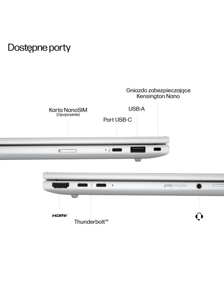 Hp Elitebook 8 G1I Next Gen Ai Pc Copilot+ Pc Intel Core Ultra 5 228V Laptop 35,6 Cm (14") Wuxga 32 Gb Lpddr5X-Sdram 512 Gb Ssd 