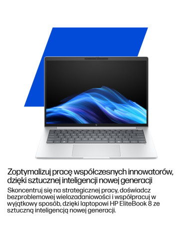 Hp Elitebook 8 G1I Next Gen Ai Pc Copilot+ Pc Intel Core Ultra 5 228V Laptop 35,6 Cm (14") Wuxga 32 Gb Lpddr5X-Sdram 512 Gb Ssd 