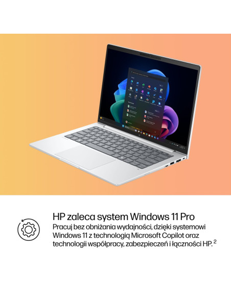 Hp Elitebook 8 G1I Next Gen Ai Pc Copilot+ Pc Intel Core Ultra 5 228V Laptop 35,6 Cm (14") Wuxga 32 Gb Lpddr5X-Sdram 512 Gb Ssd 