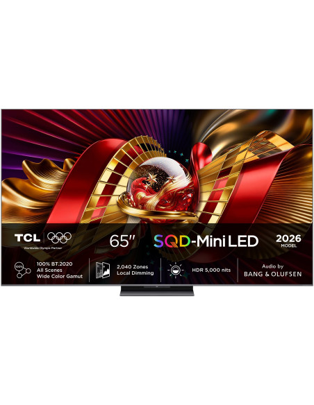 Tcl C8L 65C8L Telewizor 165,1 Cm (65") 4K Ultra Hd Smart Tv Wi-Fi Czarny 6000 Cd/M2