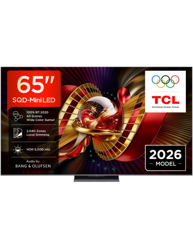Tcl C8L 65C8L Telewizor 165,1 Cm (65") 4K Ultra Hd Smart Tv Wi-Fi Czarny 6000 Cd/M2