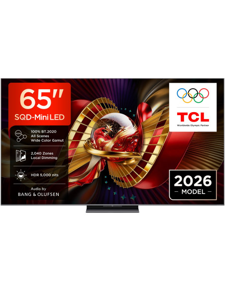 Tcl C8L 65C8L Telewizor 165,1 Cm (65") 4K Ultra Hd Smart Tv Wi-Fi Czarny 6000 Cd/M2