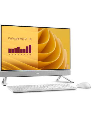 Dell 27 Aio Ec27250 Core 7-150U 27.0"Fhd Touch Ips 250Nits 16Gb Ddr5 Ssd1Tb Intel Graphics Cam Wlan + Bt Backlit Kb W11Pro 3Y Pr