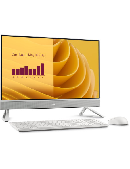 Dell 27 Aio Ec27250 Core 7-150U 27.0"Fhd Touch Ips 250Nits 16Gb Ddr5 Ssd1Tb Intel Graphics Cam Wlan + Bt Backlit Kb W11Pro 3Y Pr
