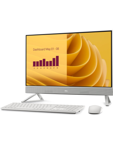 Dell 27 Aio Ec27250 Core 7-150U 27.0"Fhd Touch Ips 250Nits 16Gb Ddr5 Ssd1Tb Intel Graphics Cam Wlan + Bt Backlit Kb W11Pro 3Y Pr