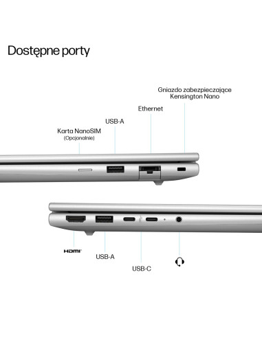 Hp Elitebook 6 G1A Next Gen Ai Pc Copilot+ Pc Amd Ryzen Ai 5 340 Laptop 35,6 Cm (14") Wuxga 16 Gb Ddr5-Sdram 512 Gb Ssd Wi-Fi 6E
