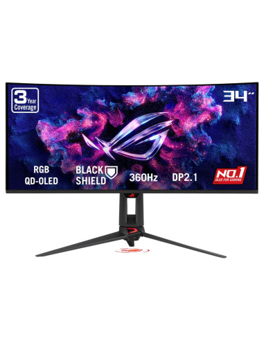 Monitor Asus 34" Pg34Wcdn Qd-Oled 360Hz