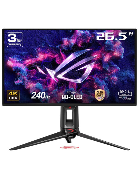 Asus Rog Swift Oled Pg27Ucdm Gaming Monitor ? 27-Inch (26.5-Inch Viewable) 4K Qd-Oled Panel, 240Hz, 0.03Ms (Gtg), Oled Anti-Flic