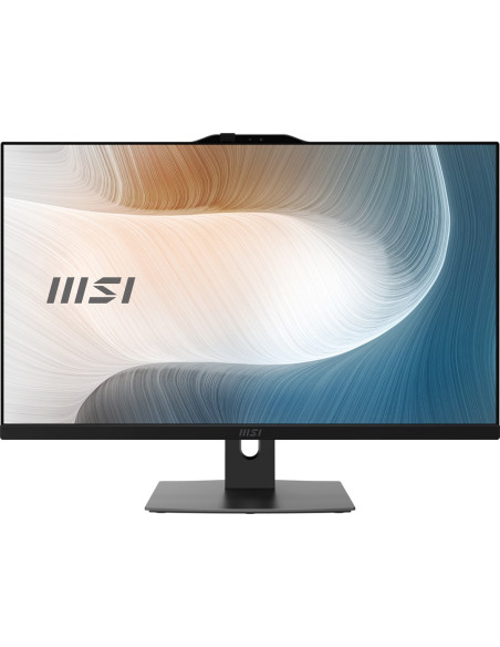 Msi Aio Modern Am272P 1M-1293Xeu Core5-120U 27" Ips Led Fhd Non-Touch Anti-Glare 16Gb Ssd512Gb M.2 Ax211 Wifi 6E Noos Black