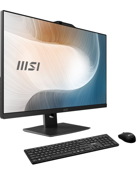 Msi Aio Modern Am272P 1M-1293Xeu Core5-120U 27" Ips Led Fhd Non-Touch Anti-Glare 16Gb Ssd512Gb M.2 Ax211 Wifi 6E Noos Black