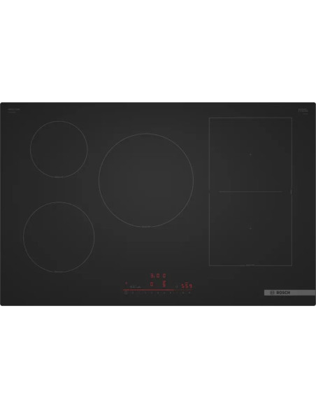 Płyta Indukcyjna Bosch Pvw81Chb1E Serie 6 80 Cm | Powerboost | Combizone | Timer | Czarny Mat | Bezramkowa